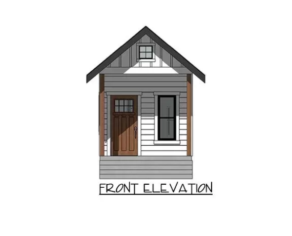 Square Foot 10-Foot-Wide House Plan