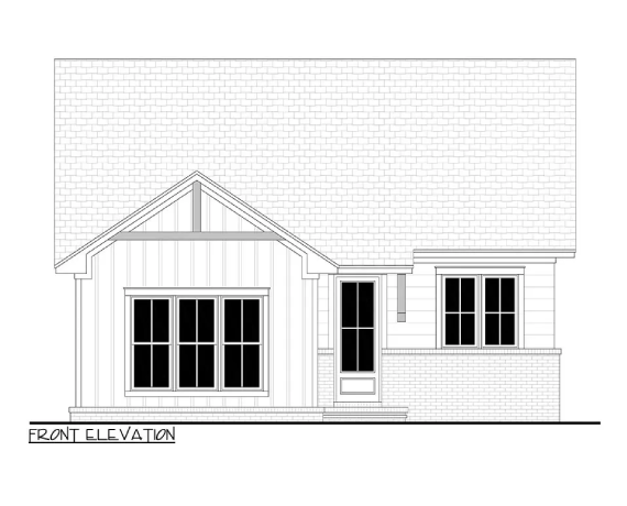 Bed Traditional Cottage with Front and Rear Porches