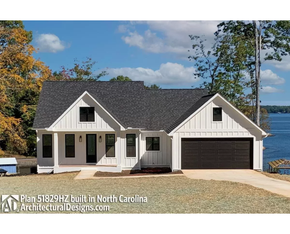 Modern Farmhouse Plan with Open Concept Living