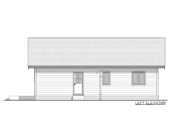 Economical 3-Bed New American Cottage with Large Deck