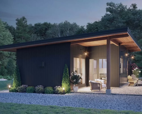 Mid-Century Modern Cottage - 800 Sq Ft