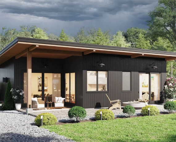 Mid-Century Modern Cottage - 800 Sq Ft