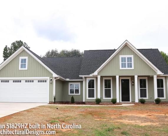 Modern Farmhouse Plan with Open Concept Living